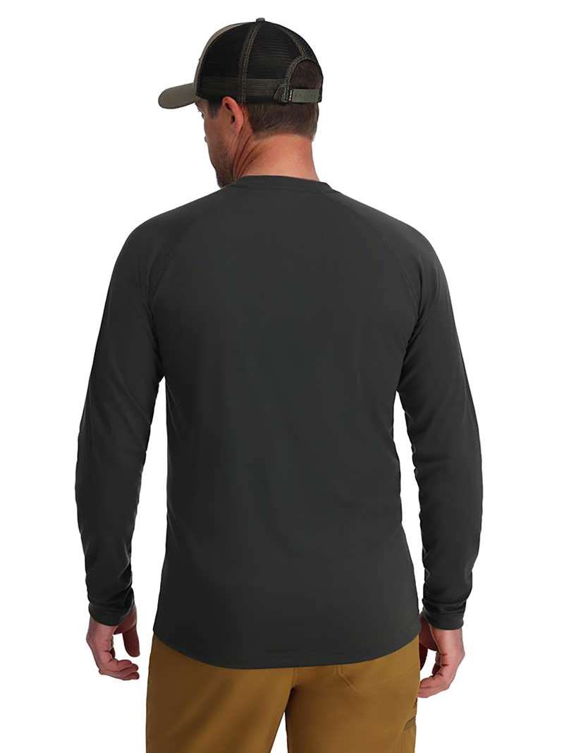 Simms Lightweight Baselayer Top- carbon