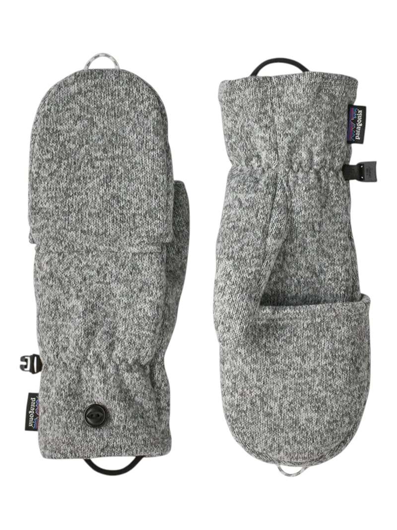 Patagonia Better Sweater Fleece Gloves Birch White