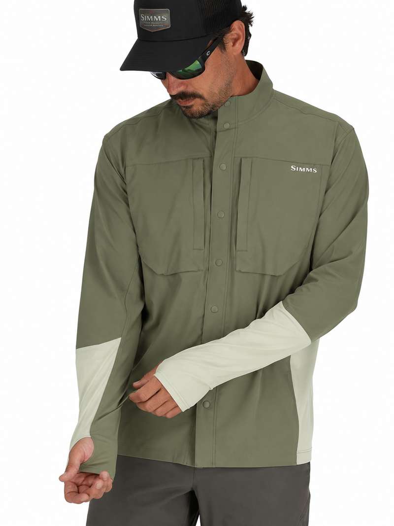 Simms Lattitude Bicomp Shirt- willow