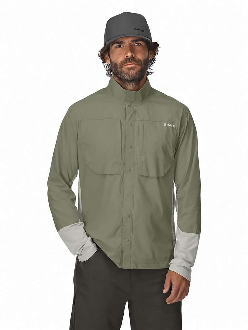 Simms Lattitude Bicomp Shirt- willow