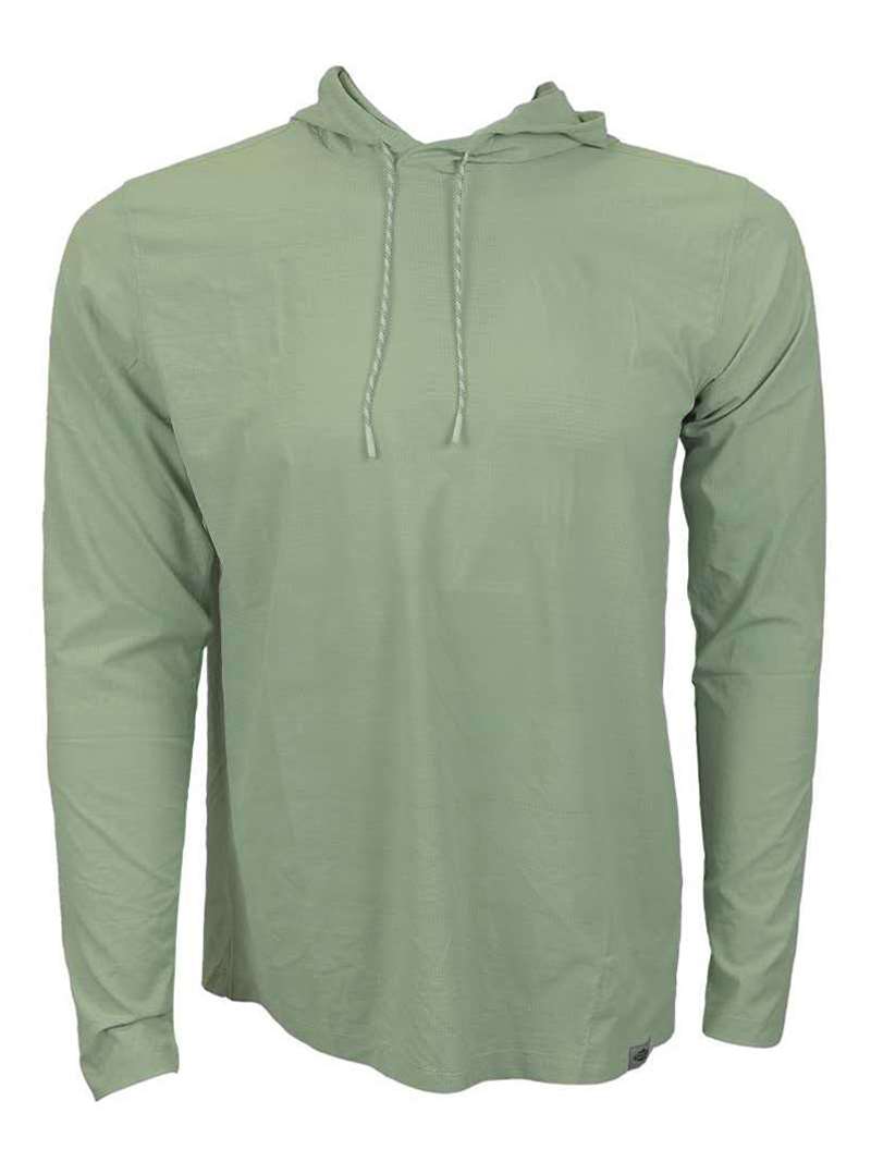 RepYourWater Lichen Flolite Performance Hoody in Light Green