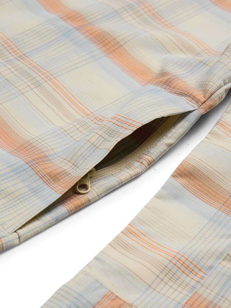 Howler Brothers H Bar Tech Longsleeve in Cameron Plaid Cream