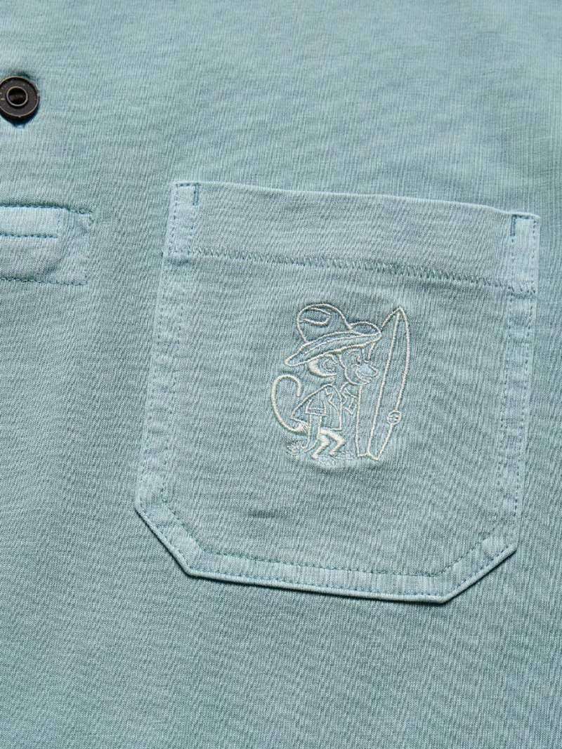 Holwer Brothers Pilgrimage Polo in Riviera Blue