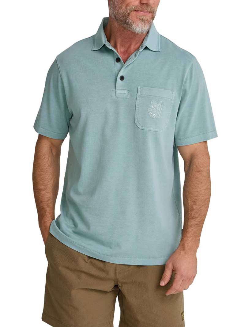 Holwer Brothers Pilgrimage Polo in Riviera Blue