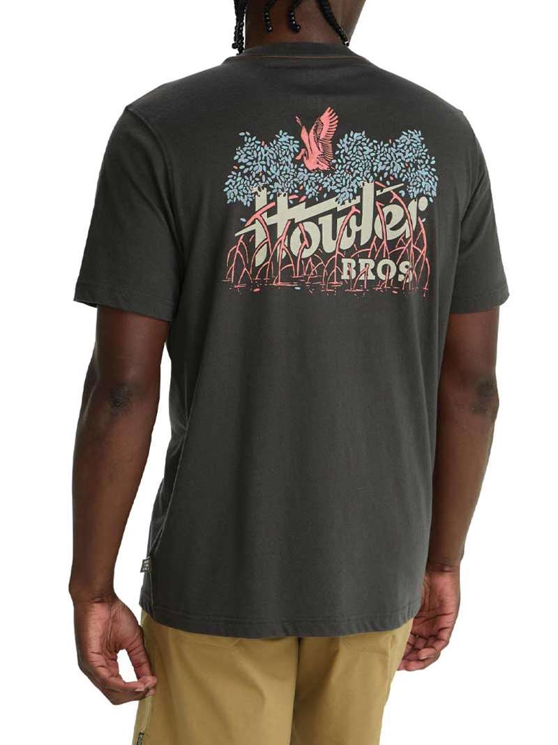 Howler Brothers Electric Mangroves T-Shirt in Navy Heather