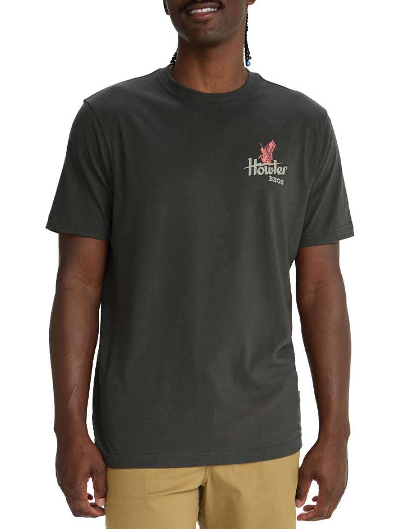 Howler Brothers Electric Mangroves T-Shirt in Navy Heather