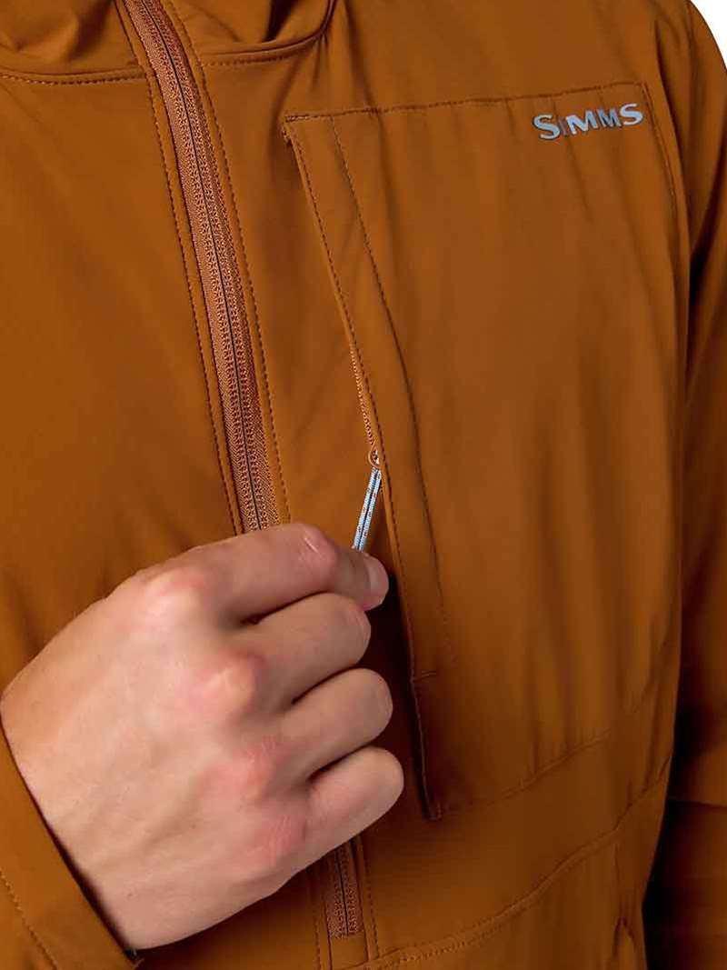 Simms Rogue Stretch Half-Zip Pullover- stonefly