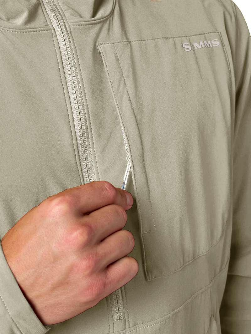Simms Rogue Stretch Half-Zip Pullover- burnished clay