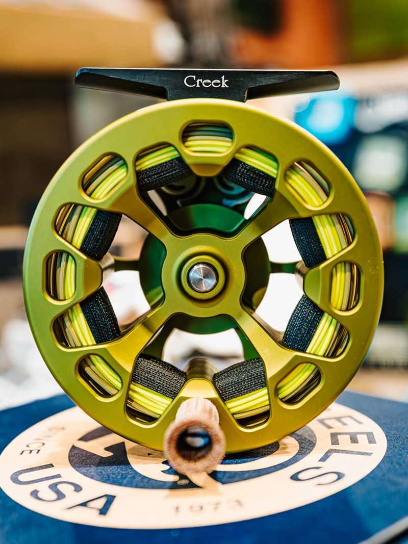 Ross Cimarron Creek Fly Reel- matte olive