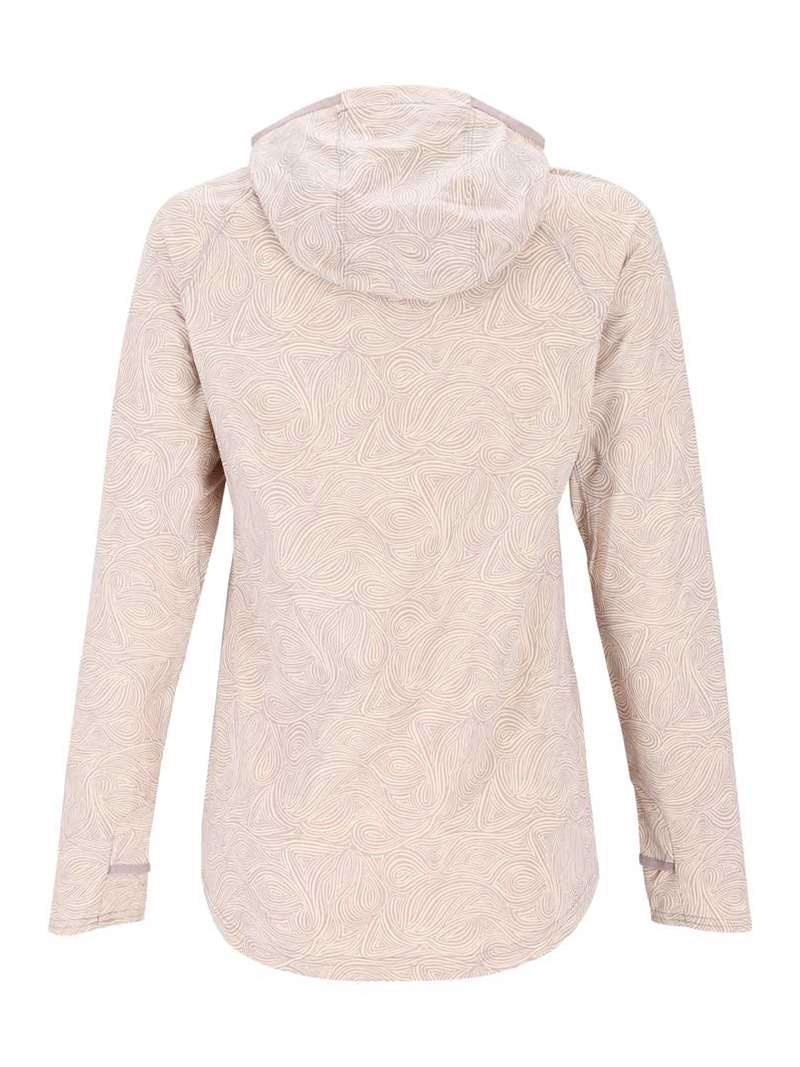 Simms Women's Solarflex Hoody- Swirl Heron