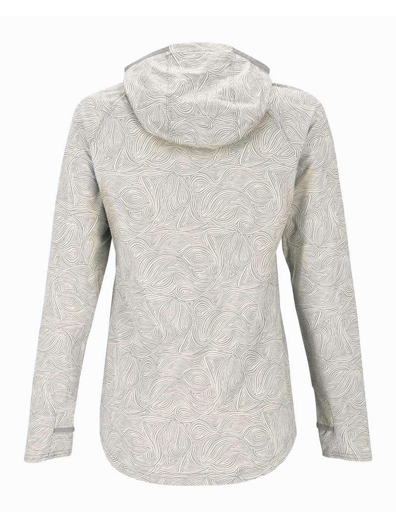 Simms Women's Solarflex Hoody- Swirl Shale