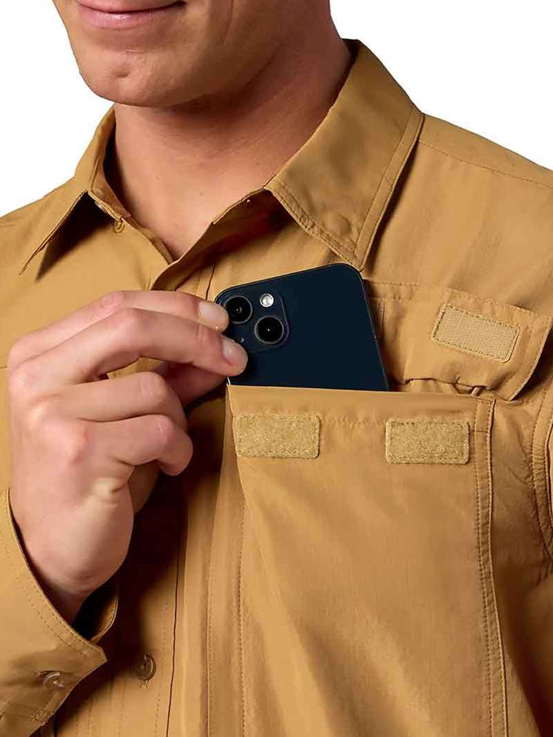 Simms Guide Shirt- sepia