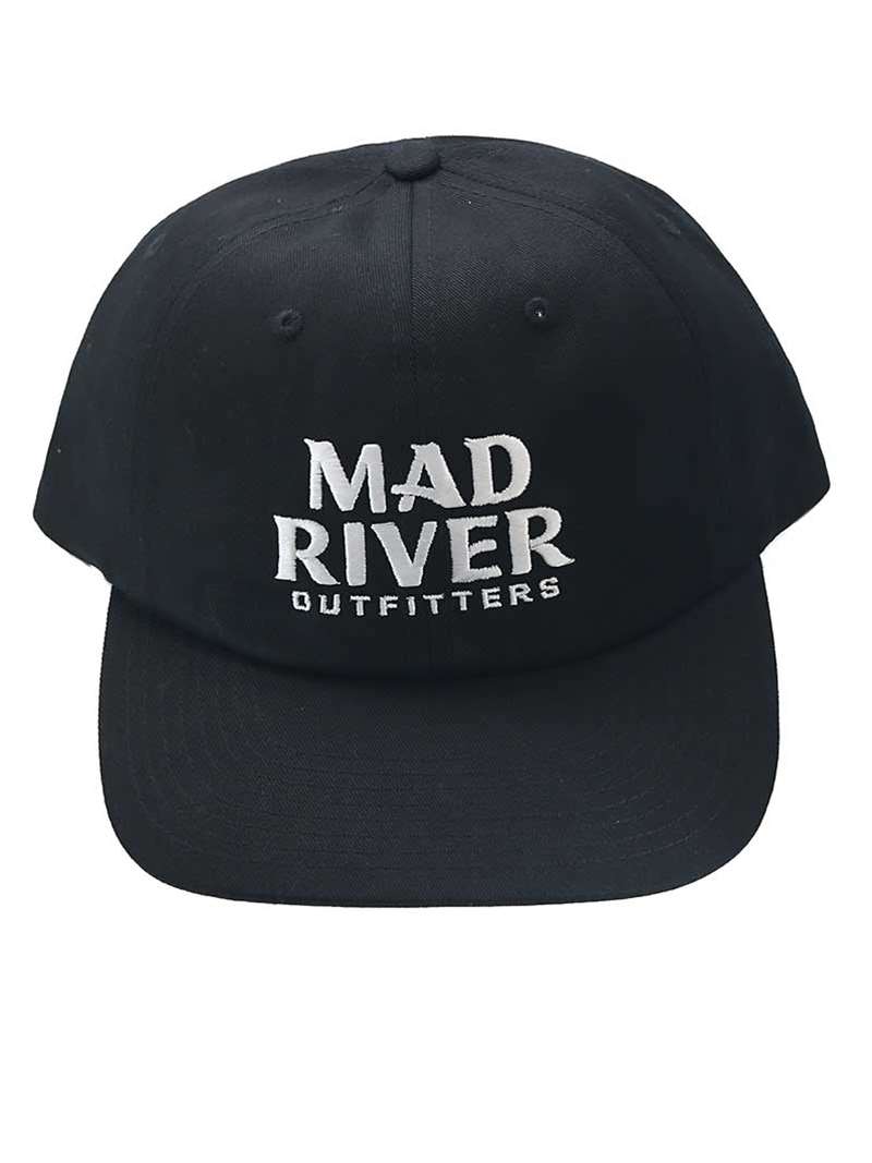 Mad River Outfitters Stacked Dad Hat- black