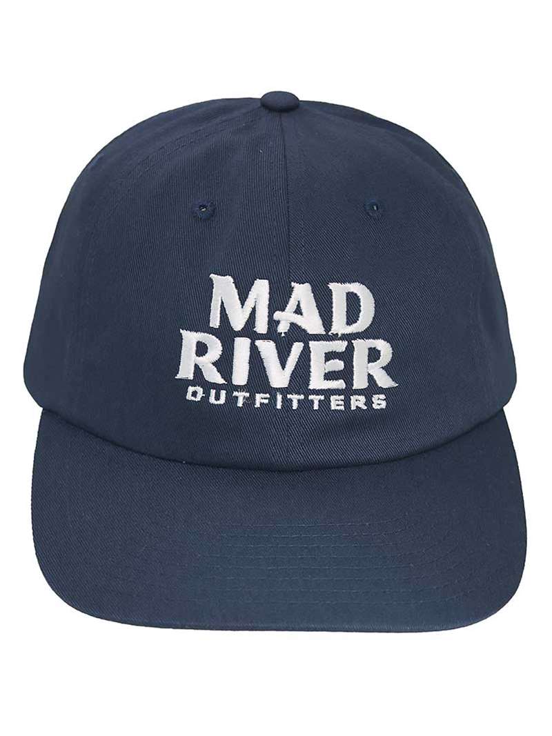 Mad River Outfitters Stacked Dad Hat- navy