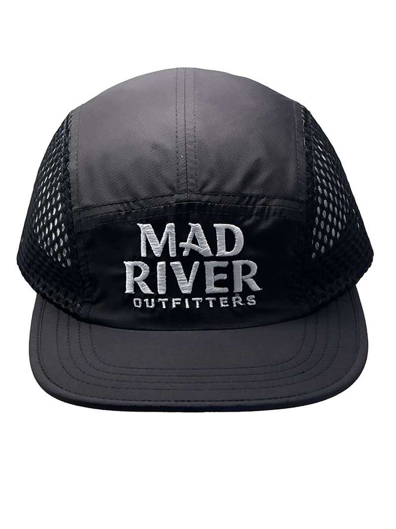 The new Mad River Outfitters 5-panel Perforated Hat- black