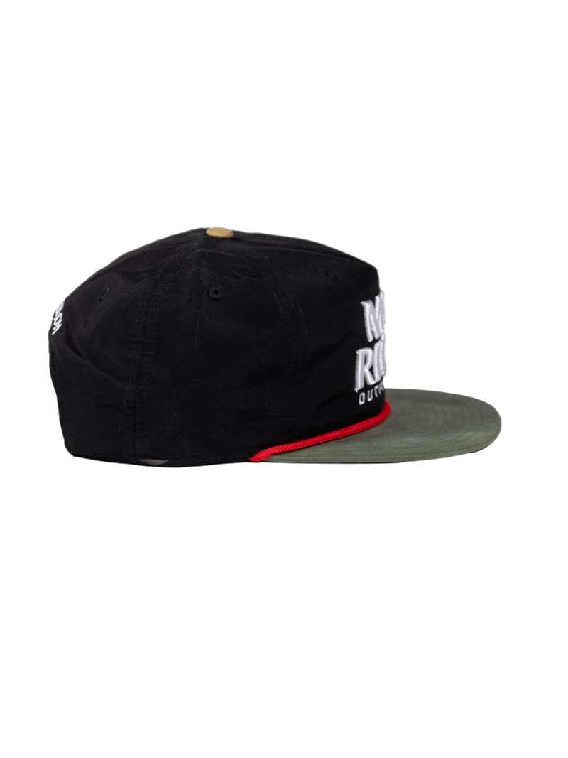 Mad River Outfitters Premier Pinch Front Nylon Hat- black/loden