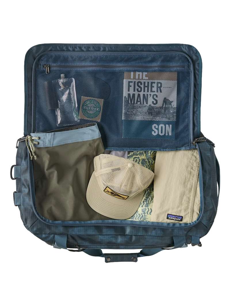 The Patagonia Black Hole Duffel 55L is a workhorse that organizes your gear and has enough space for a fun-hog weekend or a well-organized extended trip.