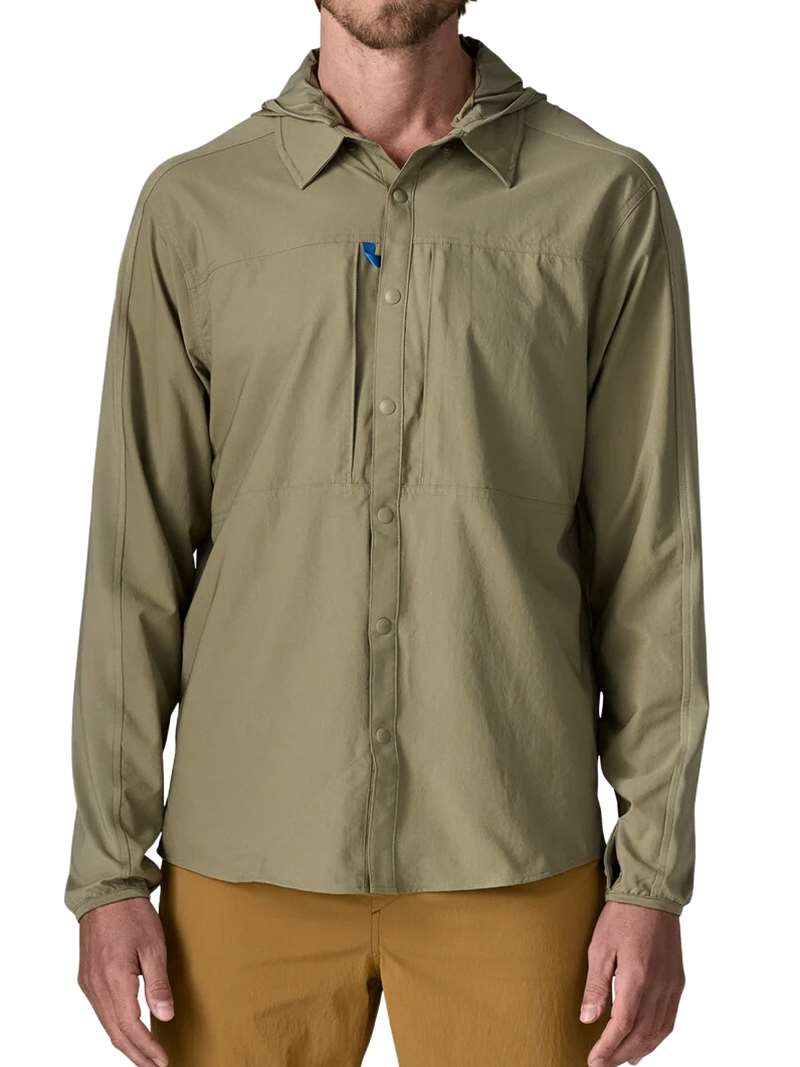 Patagonia Men's River Rambler Hybrid Sun Hoody a versatile, quick-drying River Rambler Hybrid Sun Hoody pairs 40+ UPF sun protection with light, breathable, stretchy comfort.