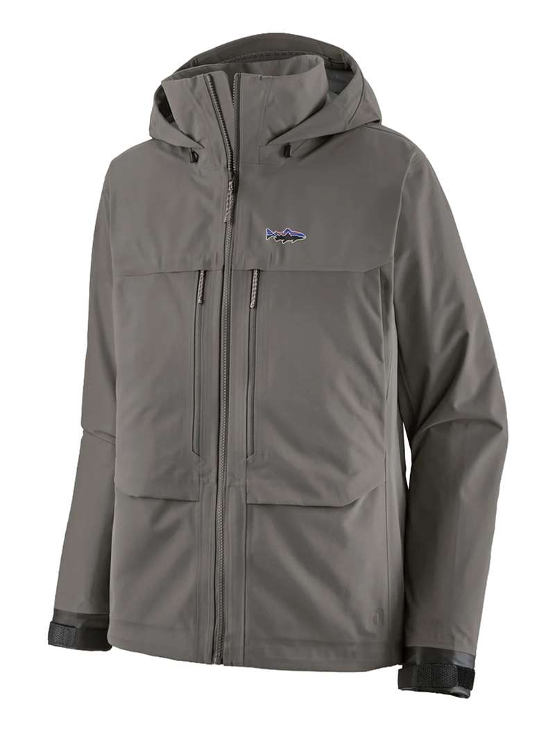 Patagonia Men's Swiftcurrent Wading Jacket is designed for nature’s most unpredictable changes and built to hold up in the most extreme wet weather environments.
