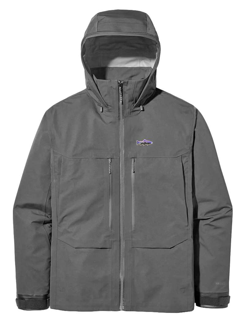 Patagonia Men's Swiftcurrent Wading Jacket is designed for nature’s most unpredictable changes and built to hold up in the most extreme wet weather environments.