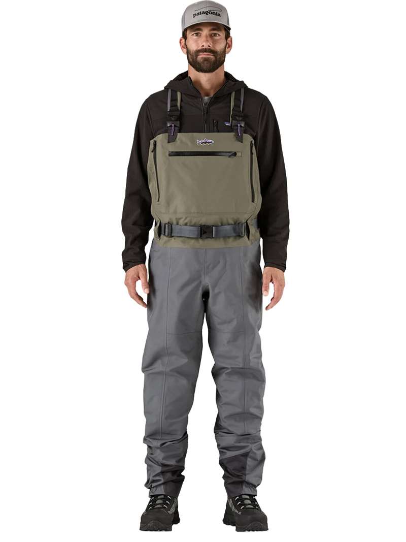 Patagonia Men's Swiftcurrent Expedition Waders are lighter, stronger and smarter and available at Mad River Outfitters!