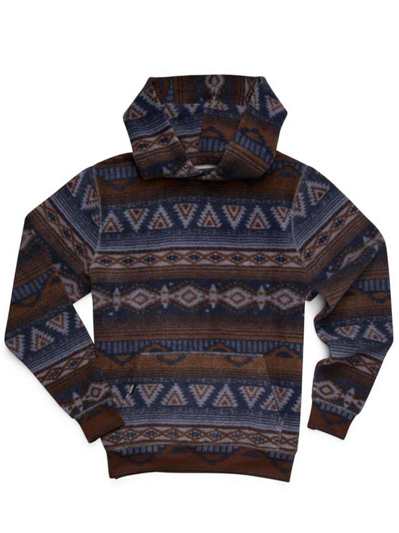 Howler Brothers Tajima Hoodie- Canyon Codes/Winter Sky