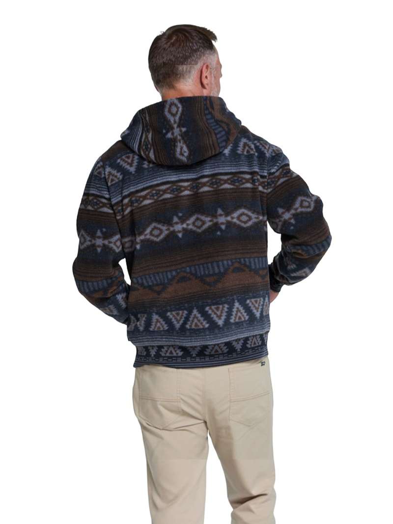 Howler Brothers Tajima Hoodie- Canyon Codes/Winter Sky
