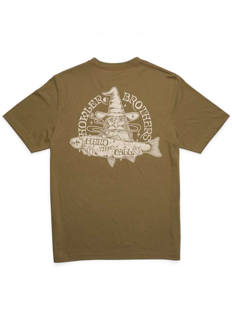 Howler Brothers River Wizard T-Shirt- Ivy Green