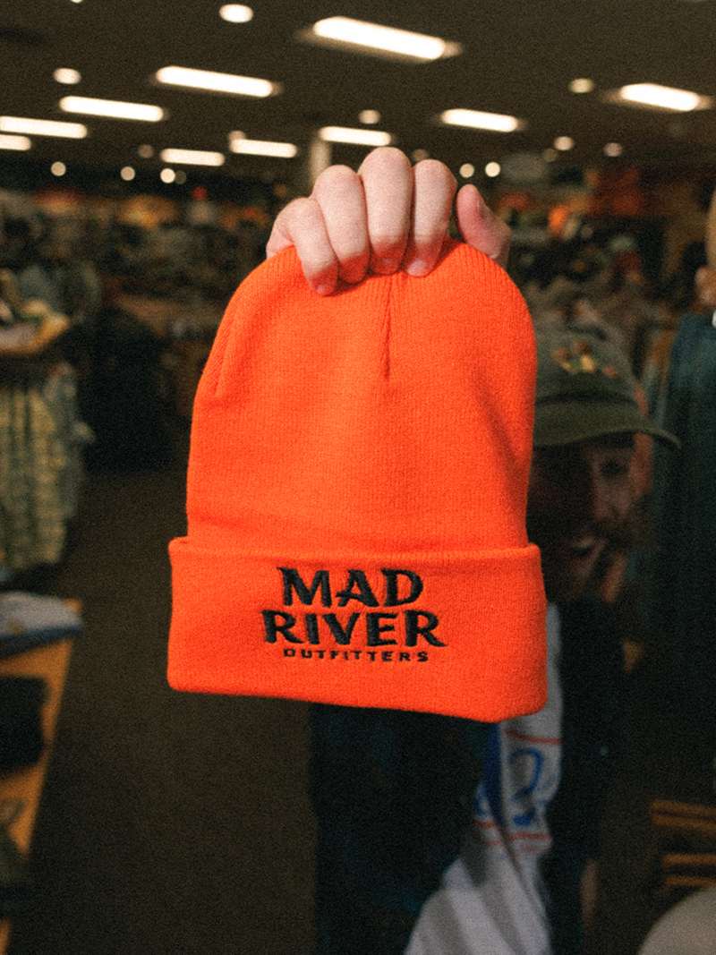 Mad River Outfitters Standard Cuff Beanie- Blaze Orange