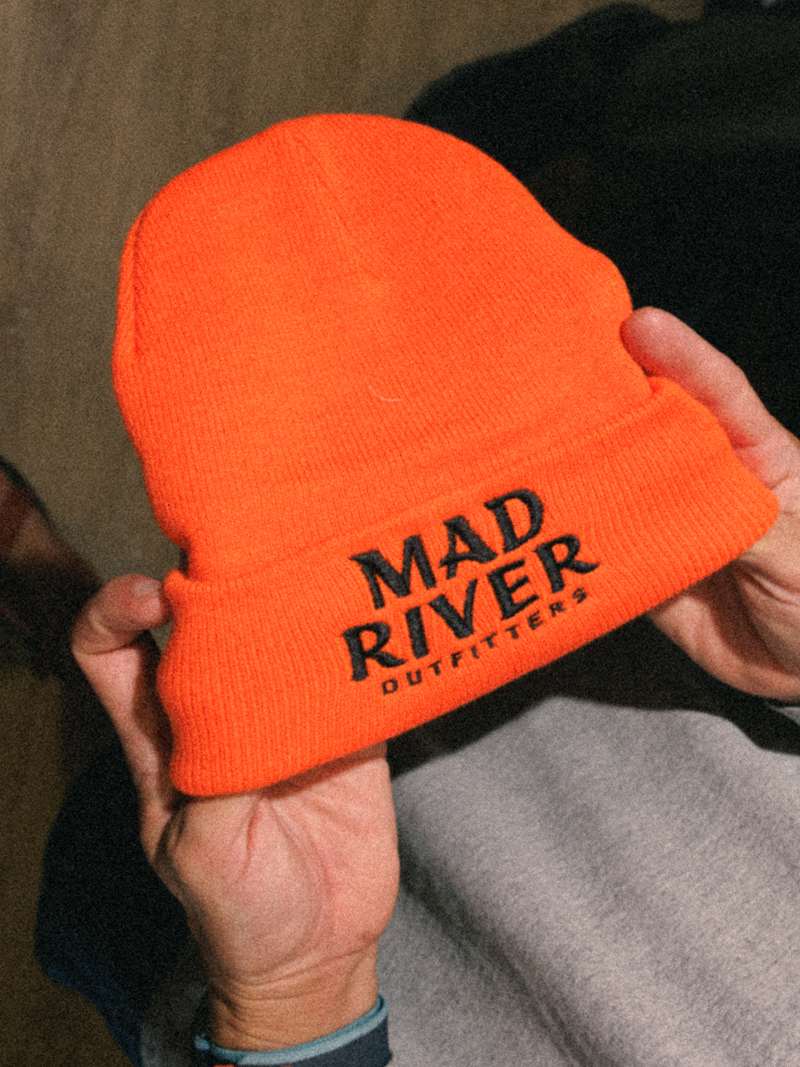 Mad River Outfitters Standard Cuff Beanie- Blaze Orange