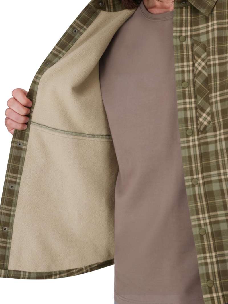 Simms Coldweather Shacket- Schooner Plaid: Loden