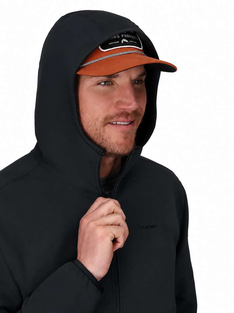Simms Strata 330 Half-Zip Midlayer Hoody - black