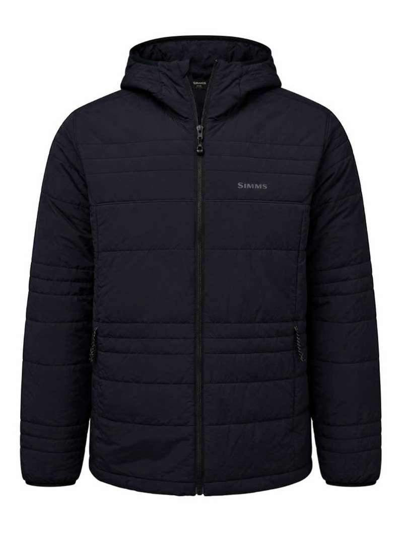 Simms Fall Run Insulated Hooded Jacket- black