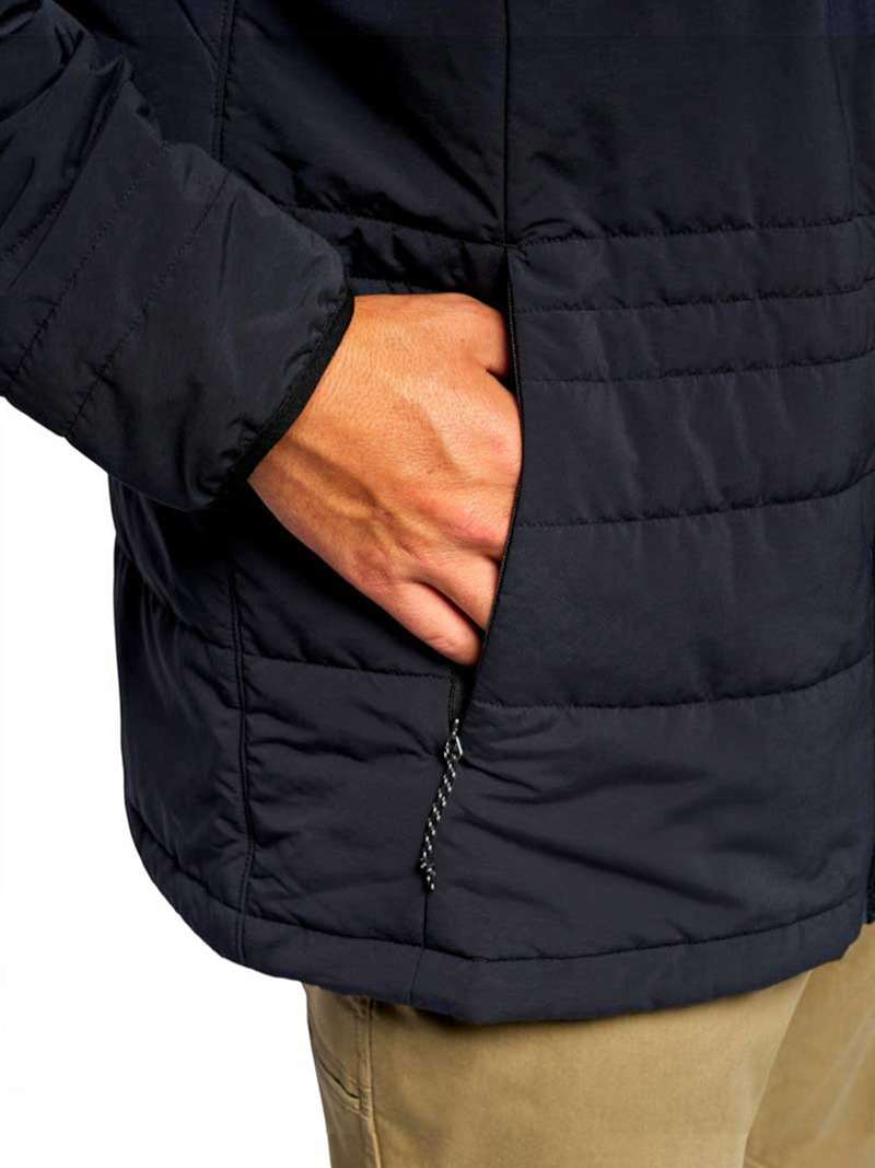 Simms Fall Run Insulated Hooded Jacket- black