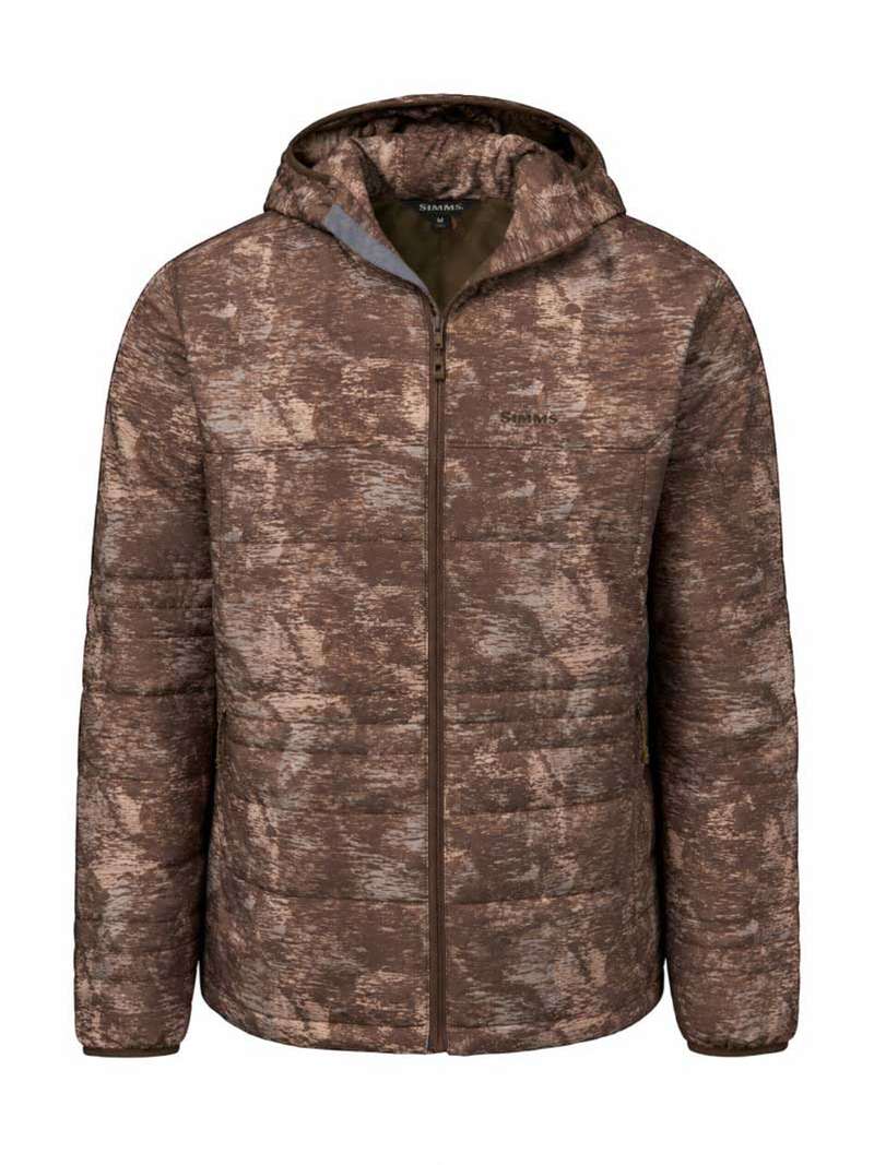 Simms Fall Run Insulated Hooded Jacket- windy jasper