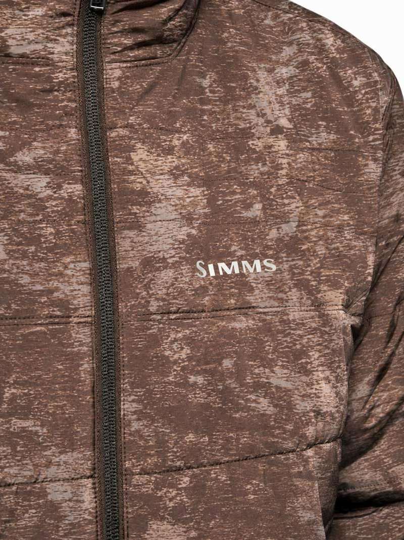 Simms Fall Run Insulated Hooded Jacket- windy jasper