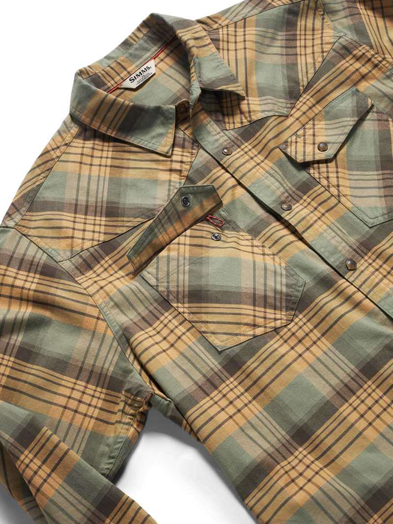 Simms Brackett Flannel Shirt- Duke Plaid/Hickory