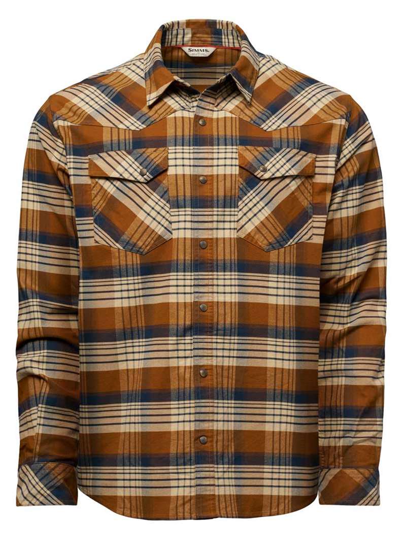 Simms Brackett Flannel Shirt- Duke Plaid/Plateau