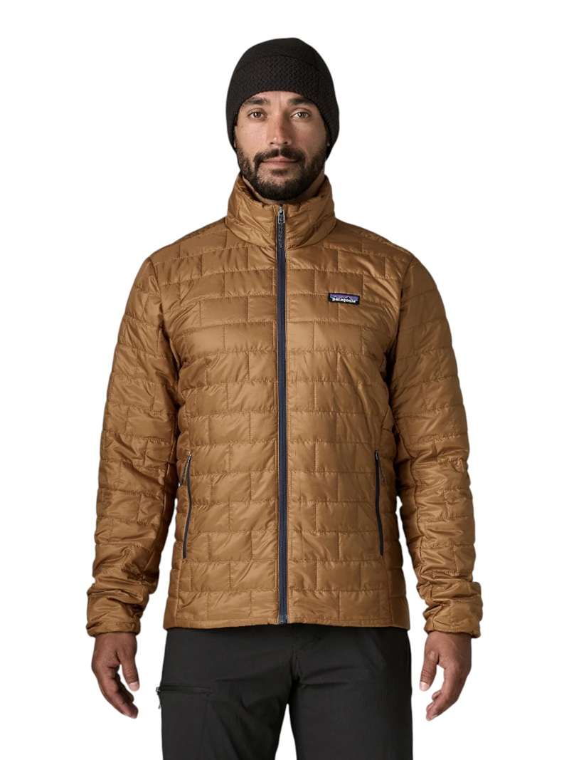 Patagonia Men's Nano Puff Jacket  in Deer Brown