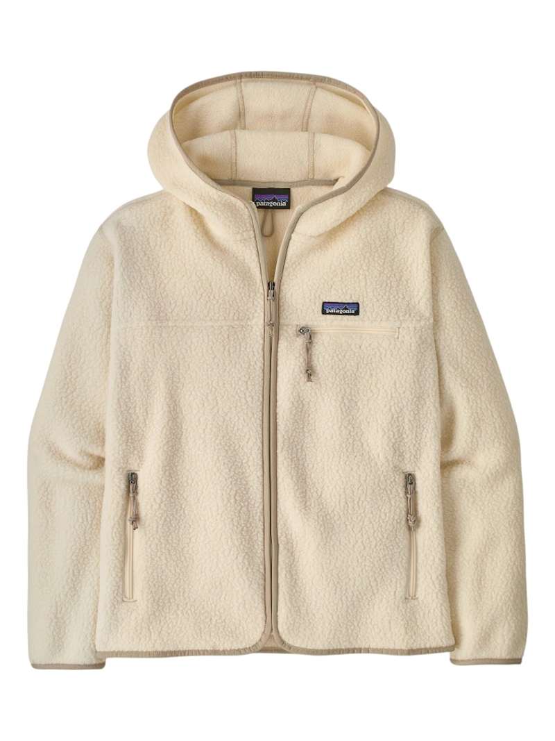Patagonia Women's Retro Pile Hoody- Natural
