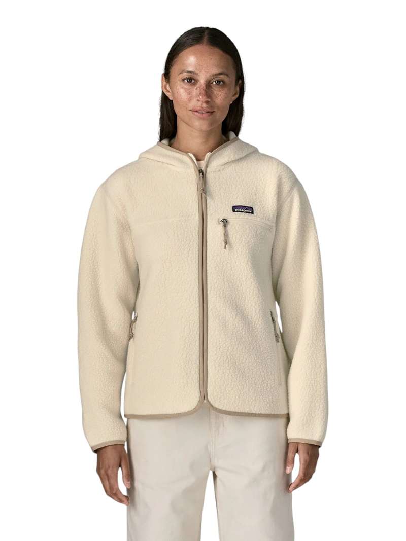 Patagonia Women's Retro Pile Hoody- Natural