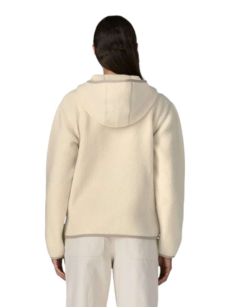Patagonia Women's Retro Pile Hoody- Natural