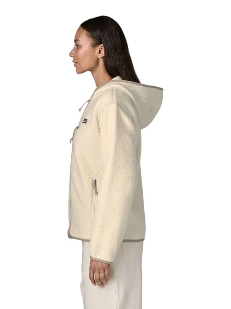Patagonia Women's Retro Pile Hoody- Natural