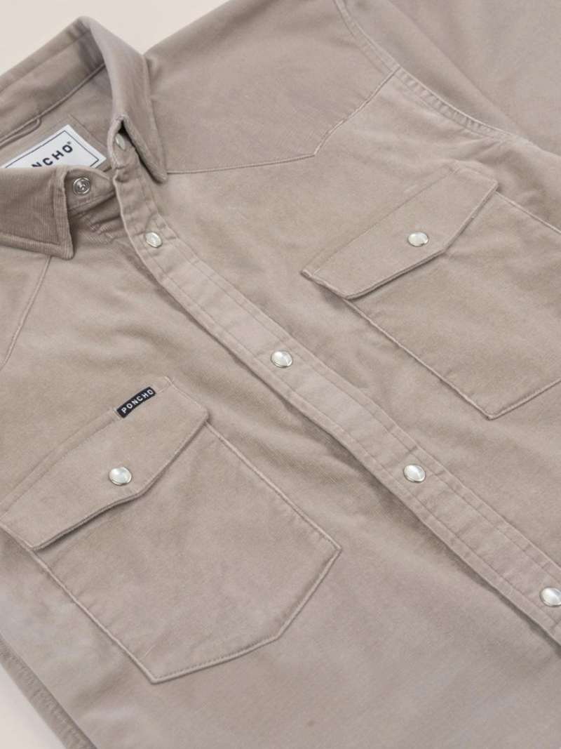 Poncho Corduroy Shirt- The Mouflon