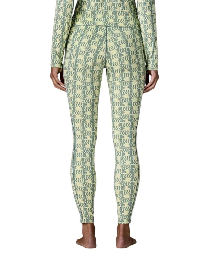 Patagonia Women's Capilene Midweight Bottoms- Sun Quilt: Blue Sage