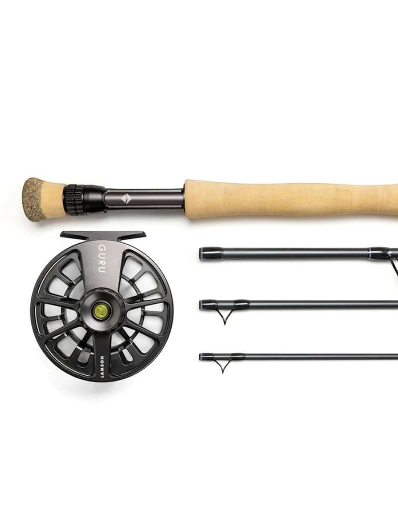 Lamson Guru Fly Rod Outfit- 9' 7wt 4 piece