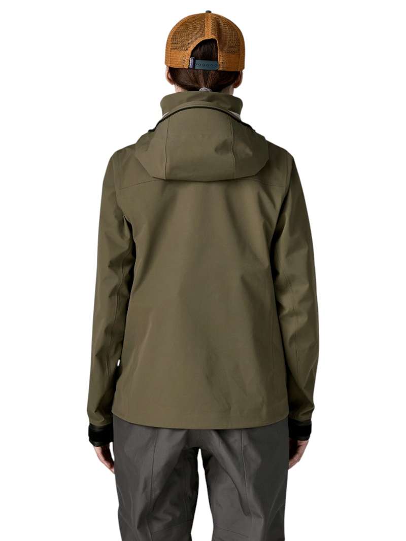 Patagonia Women's Swiftcurrent Wading Jacket in Basin Green