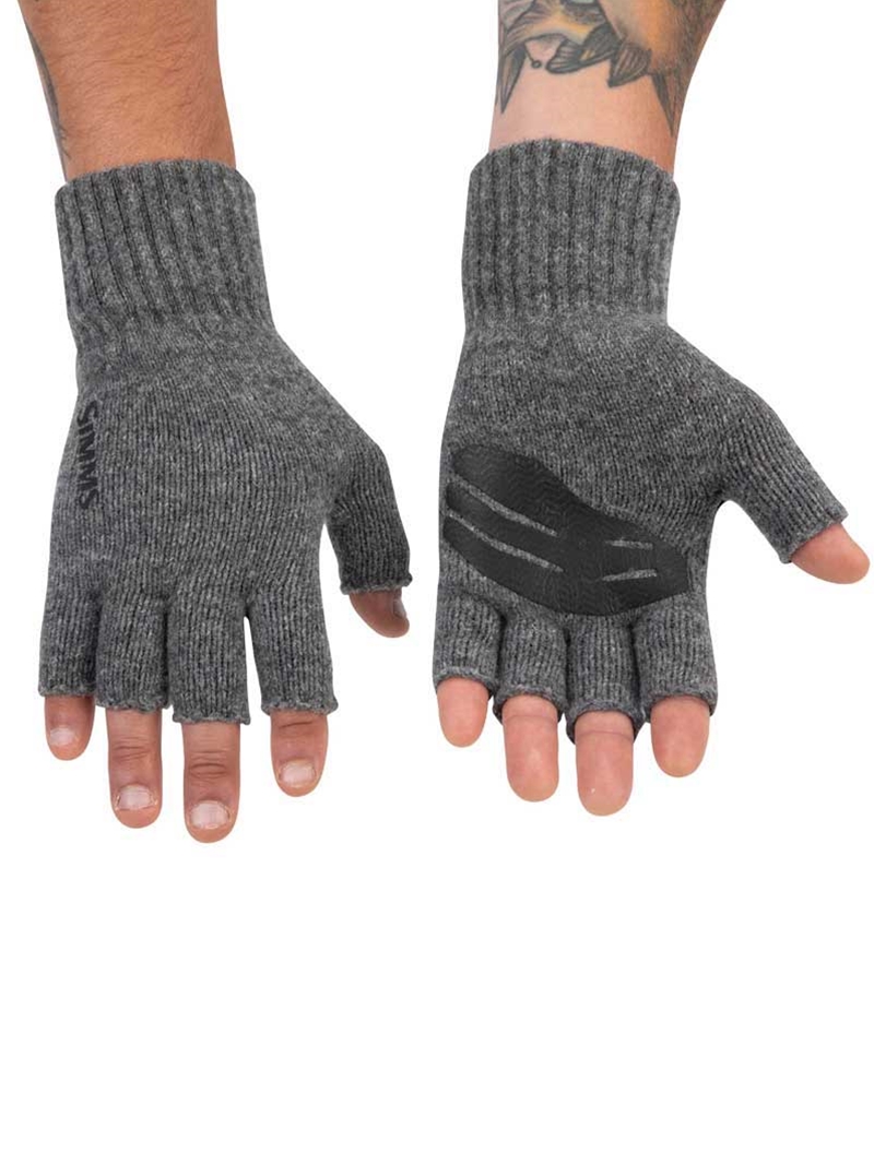 Simms Wool Half-Finger Gloves