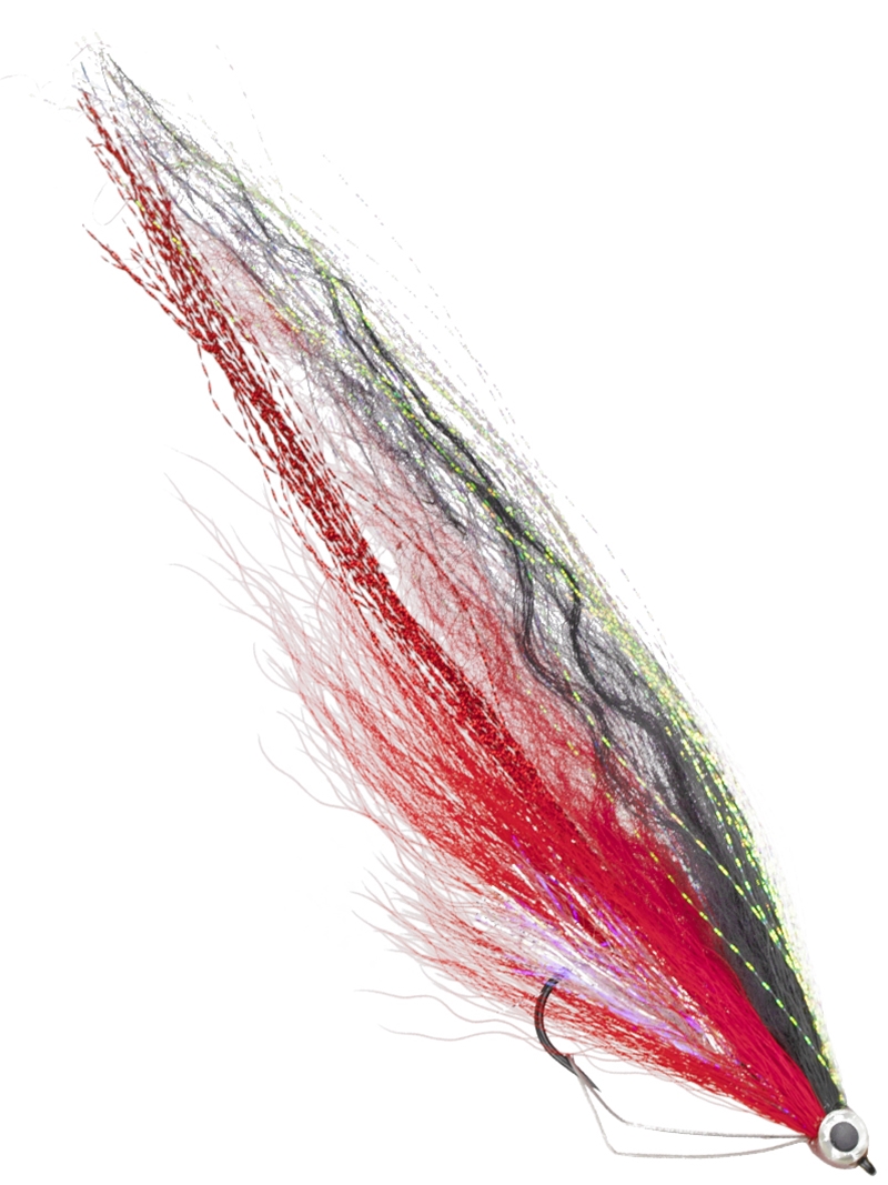 Bill Scherer's Figure 8 Musky Fly- Black/Red
