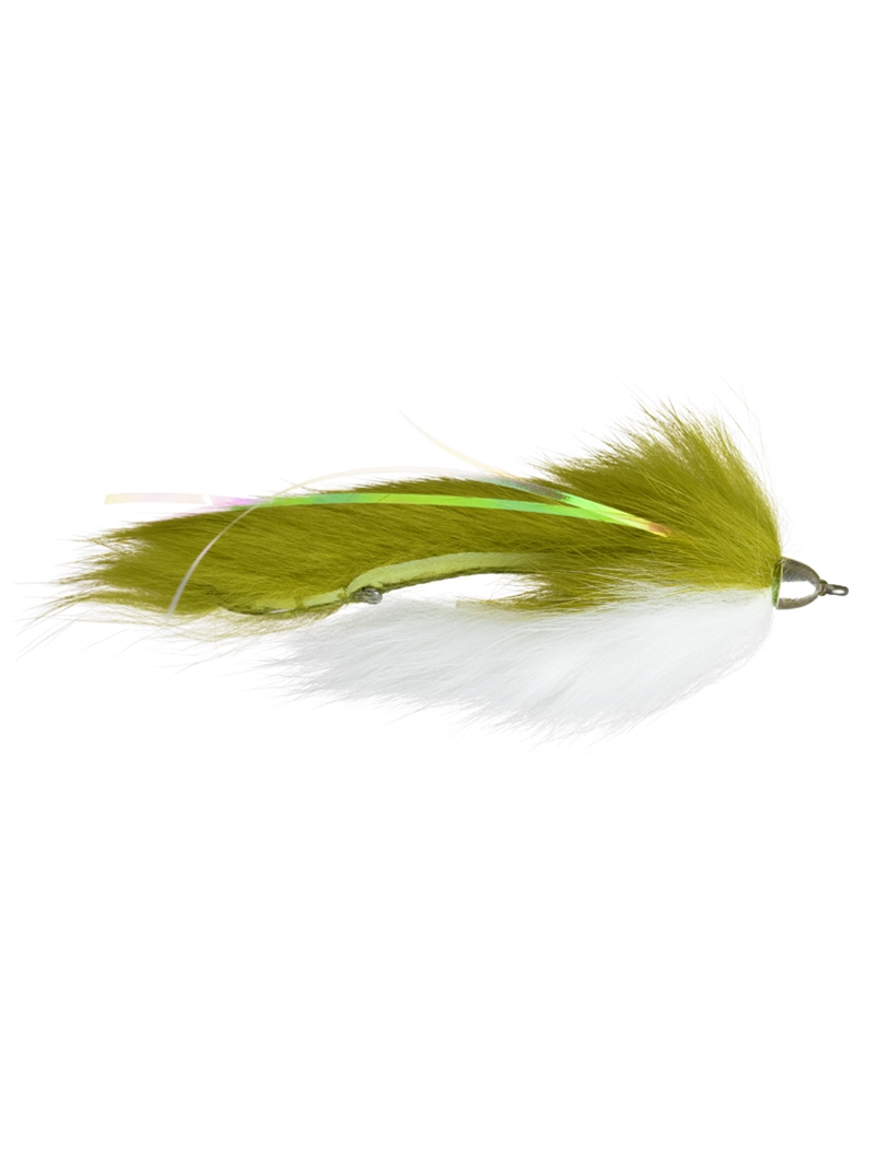 Dolly Llama Streamer Fly in olive/white